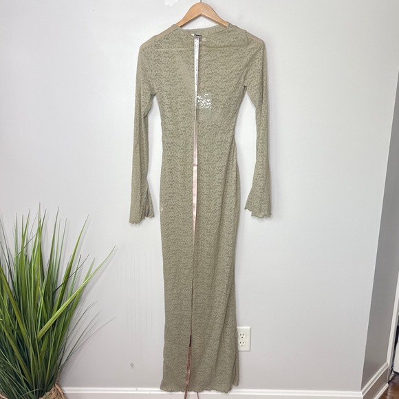 NWT House of CB Giovanna Musk Lace Long Sleeve Maxi Dress Cut Out‎ Small Sexy - Picture 7 of 14